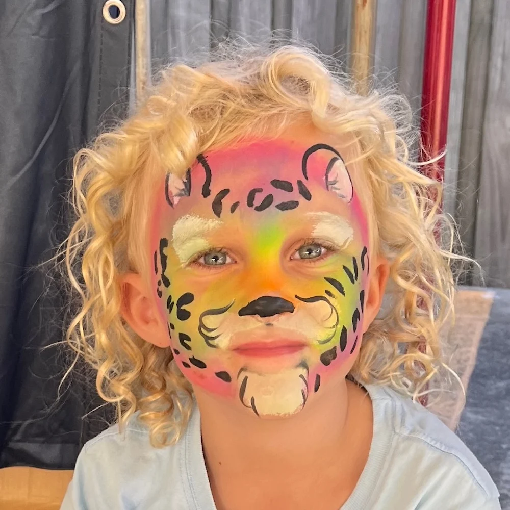 Boy with Tiger facePaint at Stone and Wood Festival